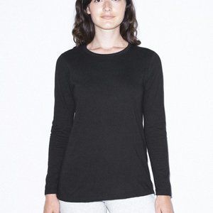 American Apparel Fine Jersey Classic Long Sleeve T